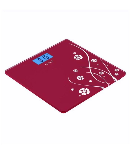 Venus Venus EPS-6399-Red-Digital Electronic Personal Body Health Fitness Check up Weighing Scale EPS-6399-Red Red