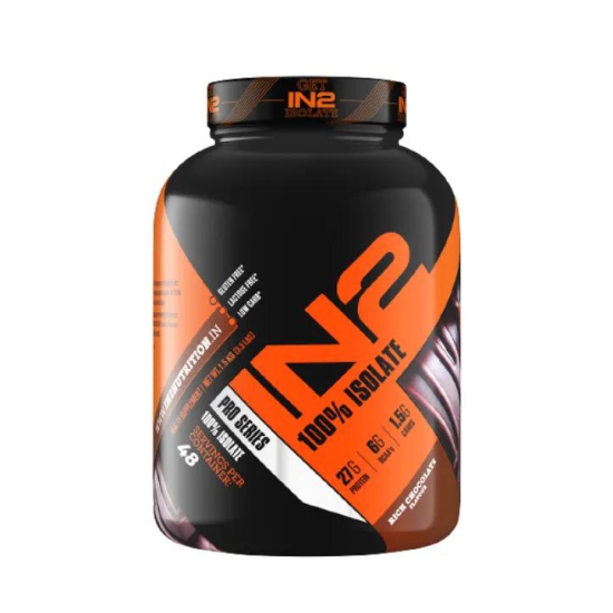 IN2 Nutrition Whey Protein Isolate - 1.5 Kg with FREE BCAA-Rich Chocolate with FREE BCAA