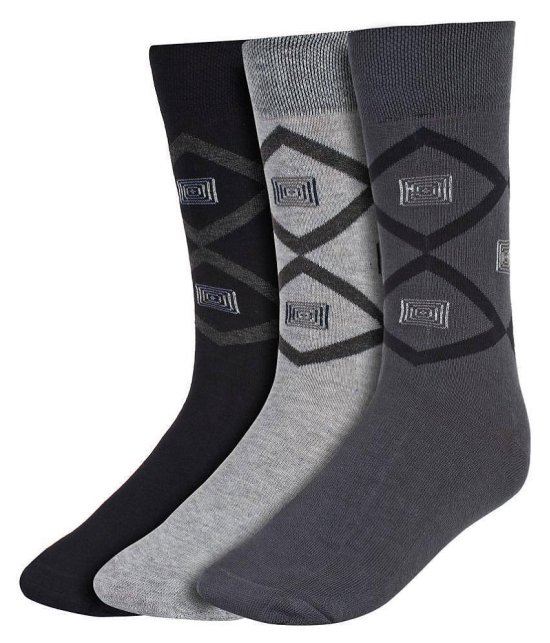 Creature Gray Formal Full Length Socks - Gray