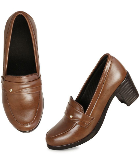 Saheb - Brown Women''s Pumps Heels - None