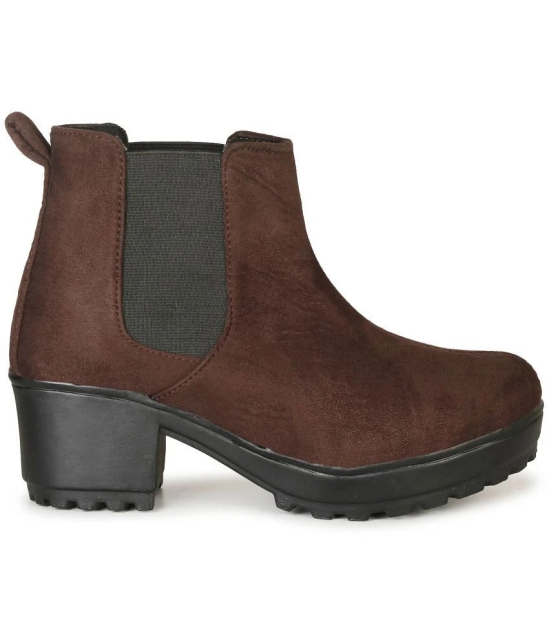 Saheb - Brown Womens Ankle Length Boots - None