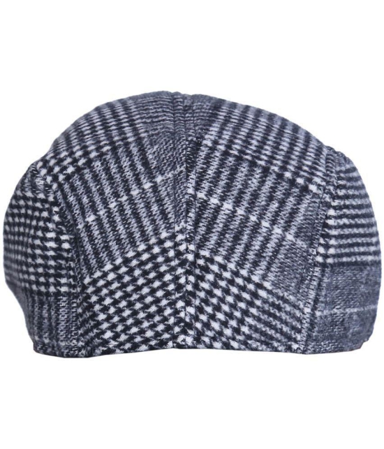 Zacharias Grey Woollen Mens Cap ( Pack of 1 ) - Grey