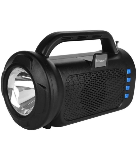 hitage LEGEND SOLAR  ENERGY 10 W Bluetooth Speaker Bluetooth V 5.0 with USB,SD card Slot Playback Time 24 hrs Black - Black