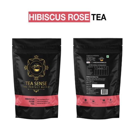 TEA SENSE Hibiscus Rose Tea-50g (25 Cups+)