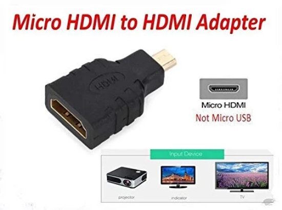 Lapster Quality Assured Micro HDMI to HDMI Adapter - 1 Piece