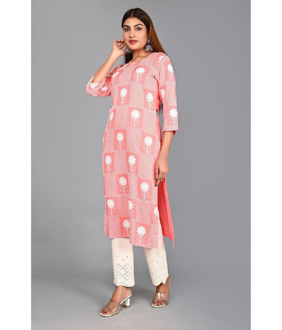 AMIRA'S INDIAN ETHNICWEAR - Peach Rayon Women's Stitched Salwar Suit ( ) - None