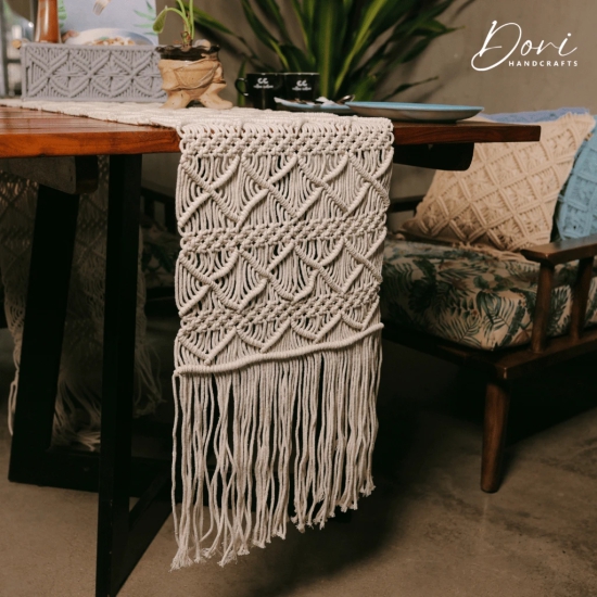 Macrame Table Runner