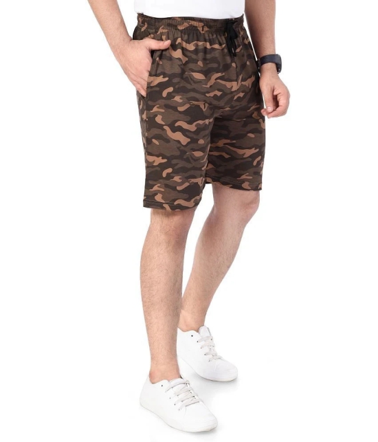 Neo Garments Beige Cotton Mens Shorts ( Pack of 1 ) - None