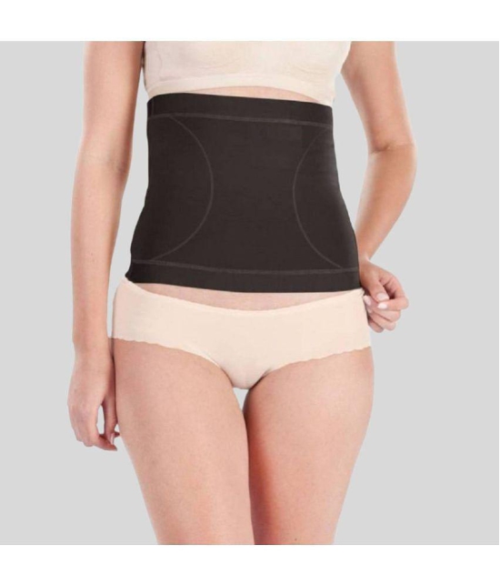 SELETA - Black Cotton Women's Tummy Tucker ( Pack of 1 ) - None