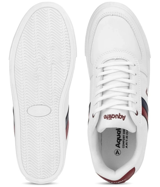 Aqualite Maroon Mens Sneakers - None