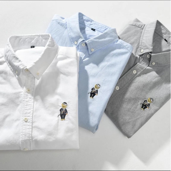 Full Sleeve Premium Cotton Shirt - Sky Blue-L - 40