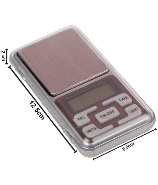 Gatih Digital Pocket Scale 0.01G To 200G For Kitchen Jewelry Weighing Silver Glossy