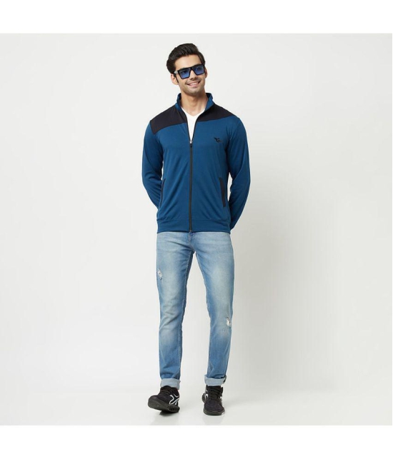 Glito - Blue Polyester Blend Relaxed Fit Mens Casual Jacket ( Pack of 1 ) - None