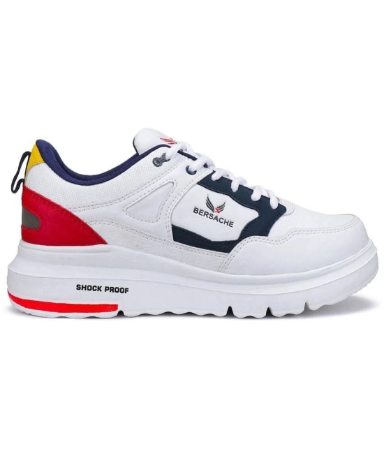 Bersache Men Sport Shoes White Mens Outdoor - None