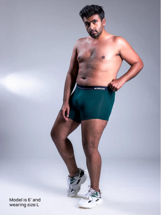 Men's Boxer-briefs - Racing Green-3XL