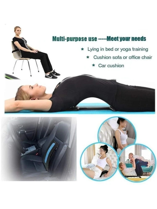 HORSE FIT Back Pain Relief Product Back Stretcher, Spinal Back Relaxation Device, Multi-Level Lumbar Region Back Support for Lower & upper muscle - Assorted