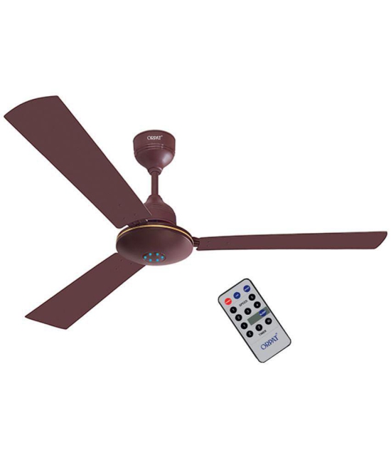 Orpat 1200 BLDC Moneysaver S Ceiling Fan Brown - Brown