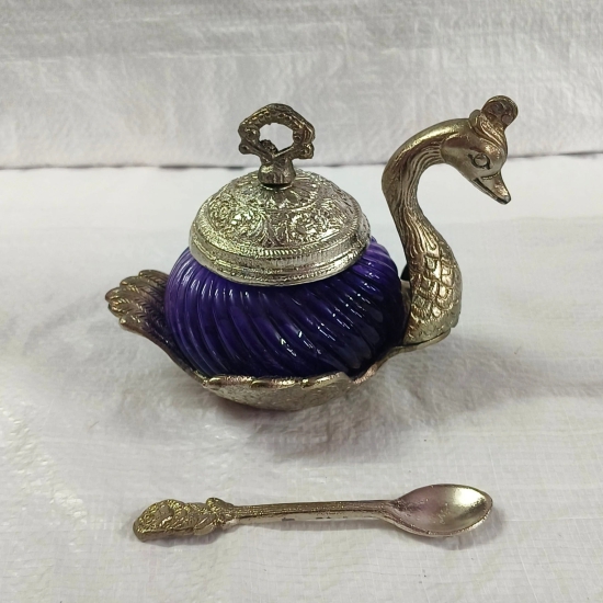 Duck Swan Bowl Spoon-Gold