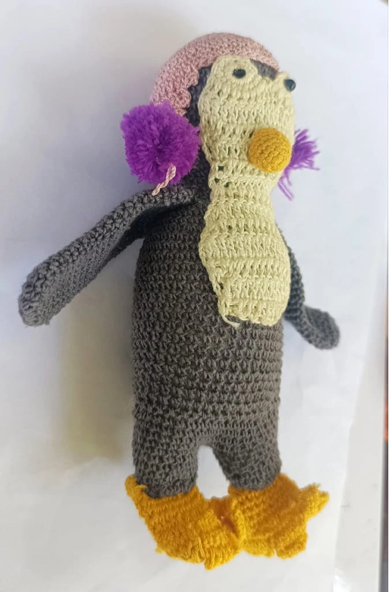 Handmade Crochet Penguin Plushie