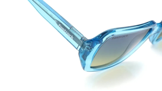 Blue Geometric Sunglasses for Women