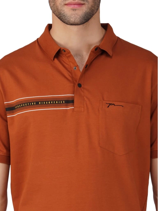 Men's Polo Printed Tshirt with Pocket