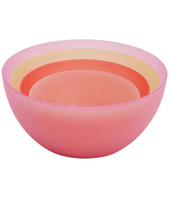 Jaypee Plus Plastic Mixing Bowl 4 Pc - Multicolor