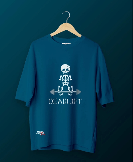 Deadlift Oversize-Teal Blue / XS