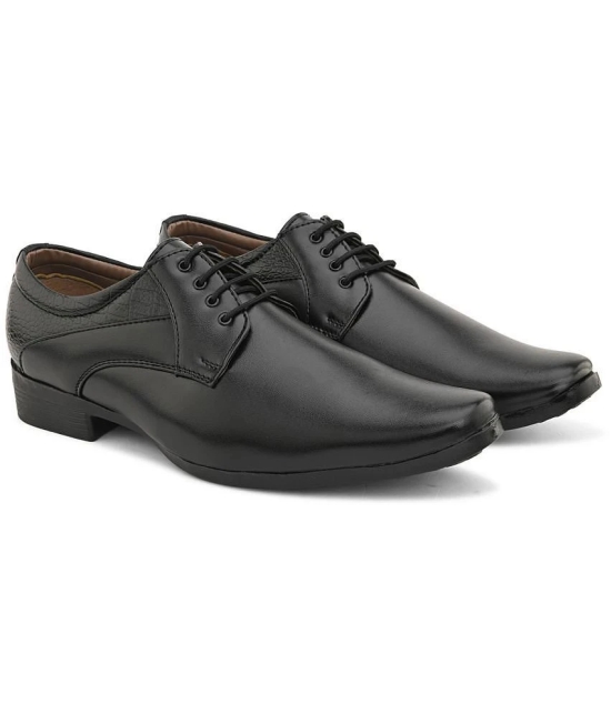 Sir Corbett Black Mens Derby Formal Shoes - None