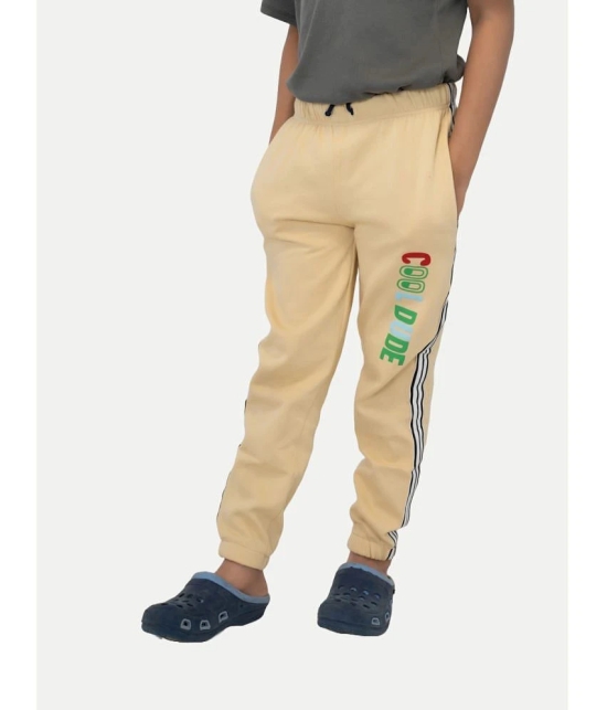 Radprix Beige Cotton Blend Boys Trackpant ( Pack of 1 ) - None