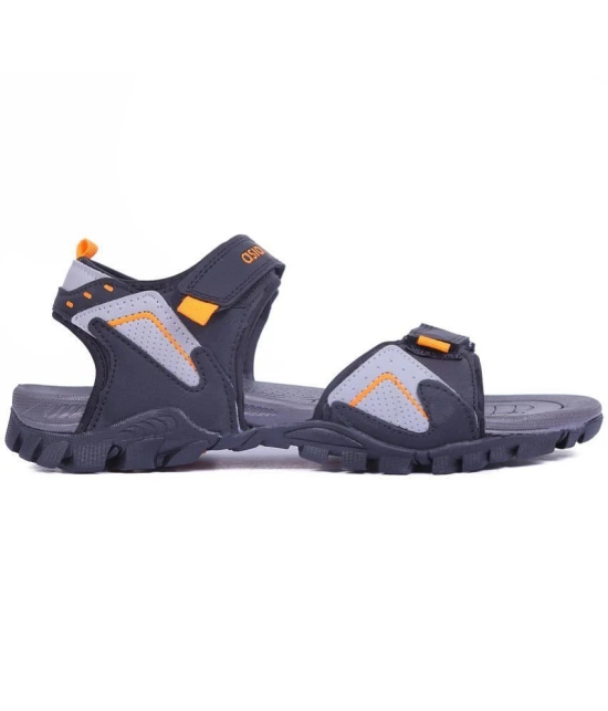 ASIAN - Black Mens Floater Sandals - None