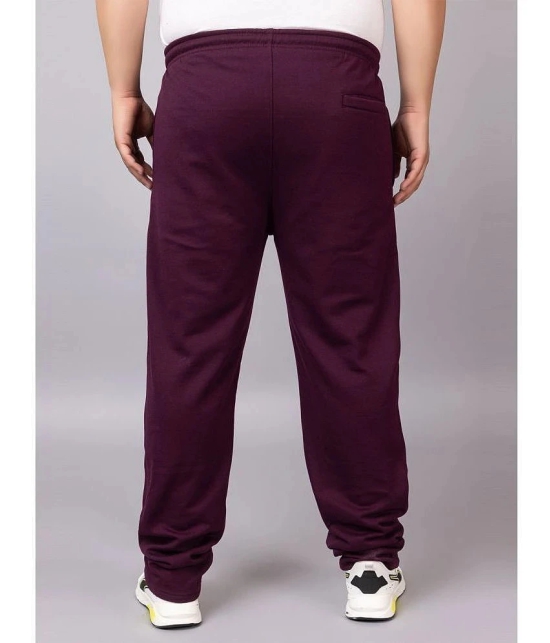 YHA Rough Red Fleece Mens Trackpants ( Pack of 1 ) - None