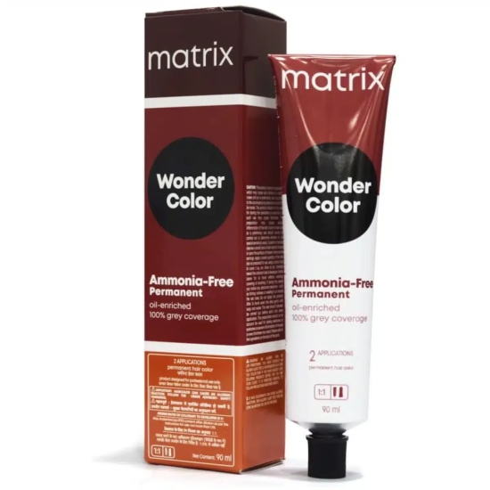 Matrix Wonder Color  5.28 (Light Brown with Violet Mocha) + Developer 20 Vol Combo