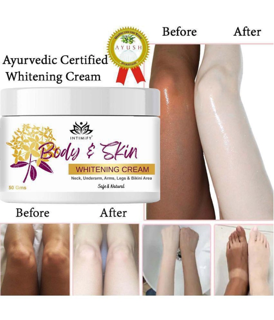 Intimify Skin Brightening Cream, De Tan Cream, Body Whitening Cream Hand Cream 50 g