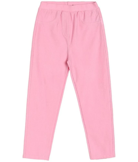 MINI KLUB Girls Pink Jeggings - None