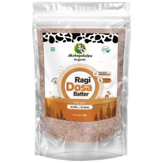 Organic Ragi Dosa Batter 750 Gm