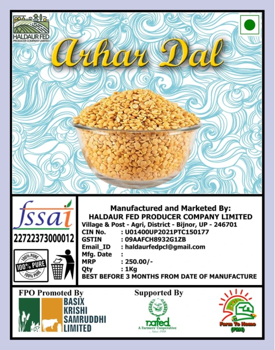 Arhar Dal - 1 Kg