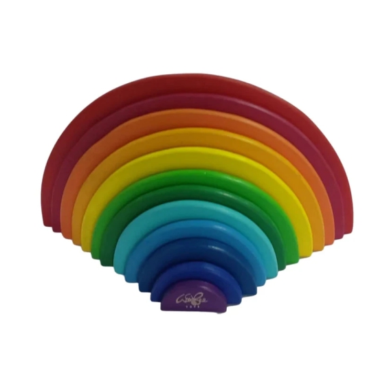 Rainbow Semicircle Planks (12 pcs)