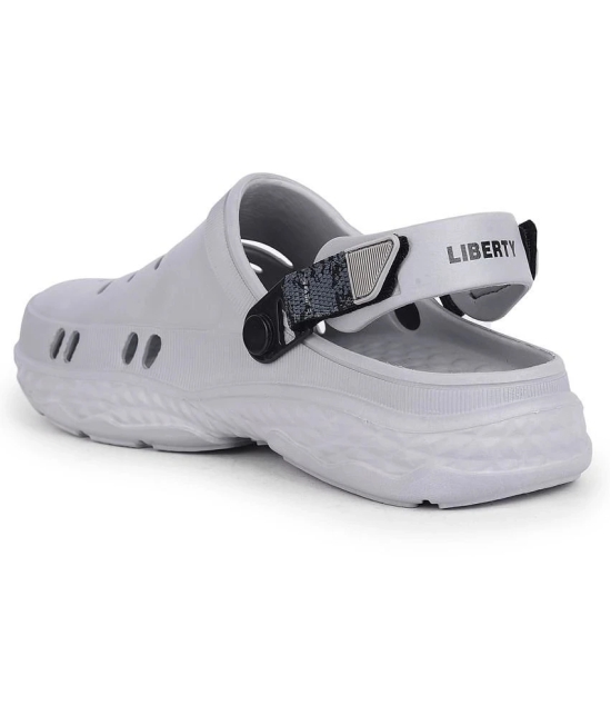 Liberty - Light Grey Mens Clogs - None