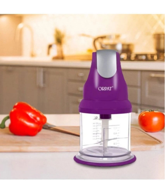 Orpat - Express Chopper Purple Electric Push Button Chopper 250W