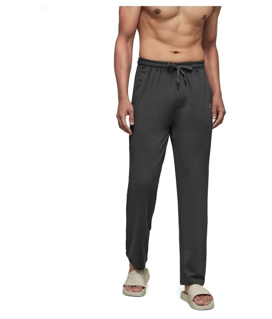 XYXX Grey Cotton Tencel Blend Trackpants Single - S