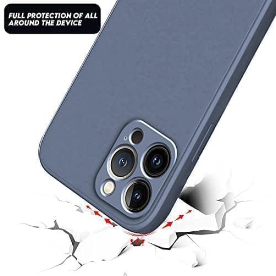 Winble iPhone 12 Pro Back Cover Case Liquid Silicone (Gray)