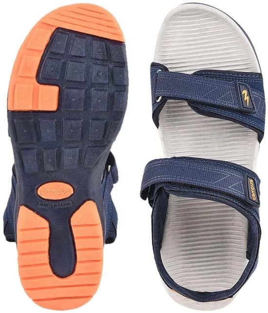 Campus - NavyBlue Mens Floater Sandals - None