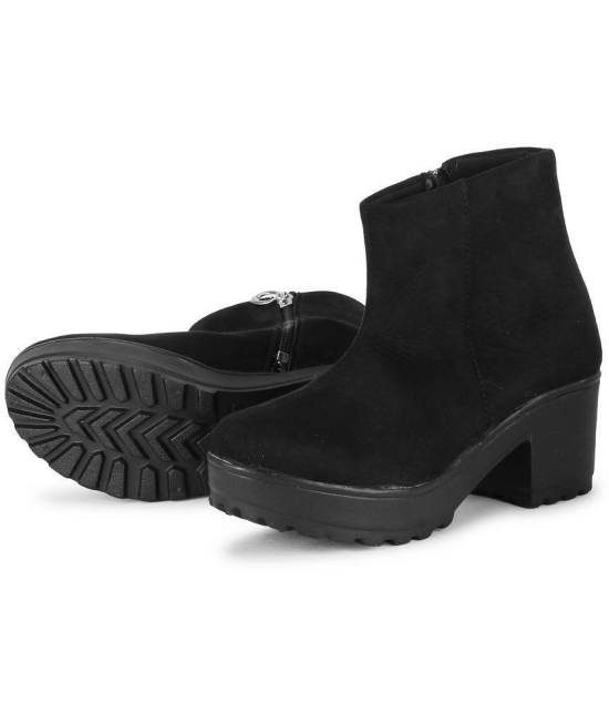 Saheb - Black Women's Ankle Length Boots - None