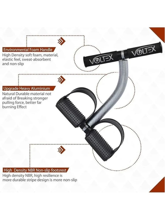 VOLTEX Single Spring Tummy Trimmer for Abs Exerciser,Body Toner and Fat Buster| For Men and Women - Assorted