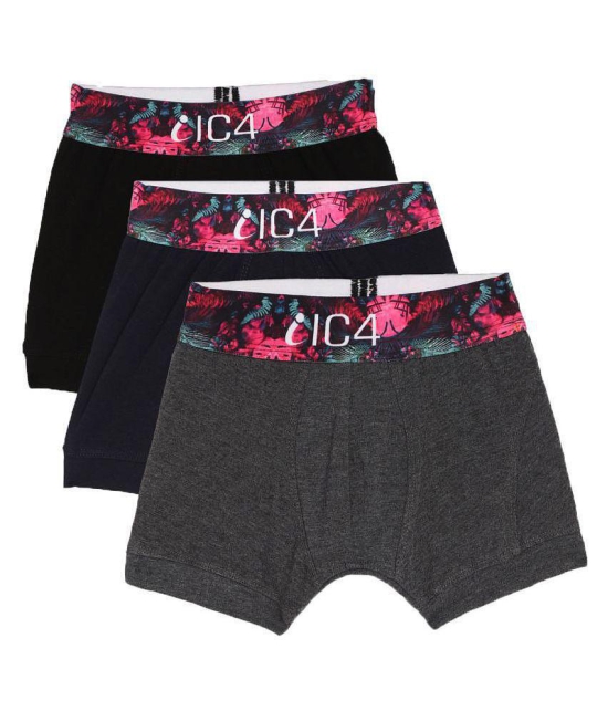 IC4 Boy's Fashion Trunk Combo Pack of 3 - None