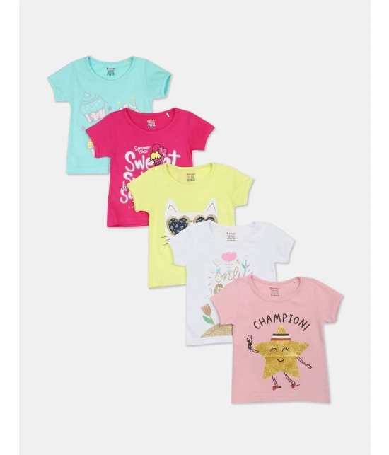 Donuts - Multi Baby Girl T-Shirt ( Pack of 5 ) - None