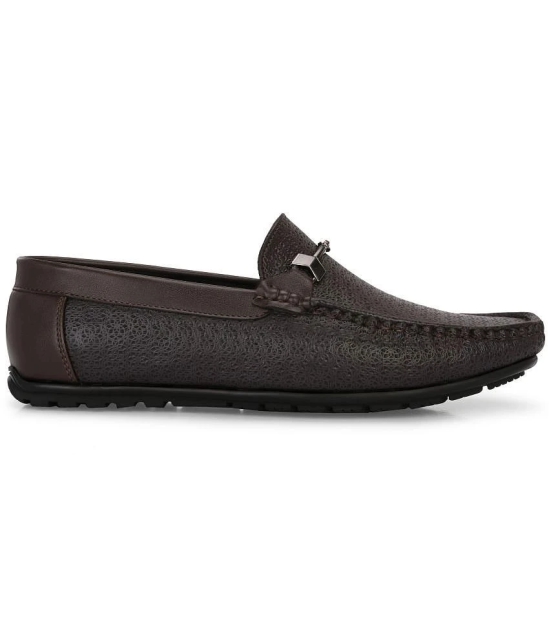 Leeport - Brown Mens Slip on - 8