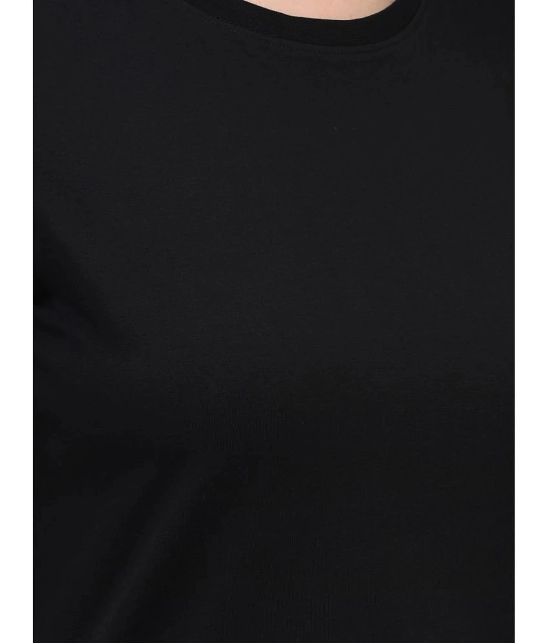 Dollar Black Cotton Blend Regular Fit Womens T-Shirt ( Pack of 1 ) - None