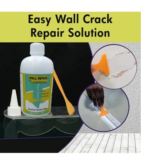 DHSMART Wall Repair Paste Paint  White Wood Polish Paste Crack Repair Paste Damage.Waterproof Paste 250 g