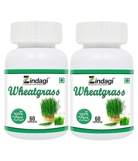 Zindagi wheatgrass capsule 300 gm Multivitamins Capsule Pack of 5